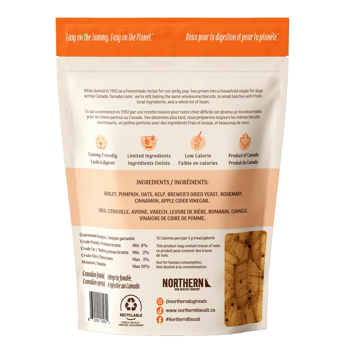 Pumpkin Pie Biscuits Super Snacker Size