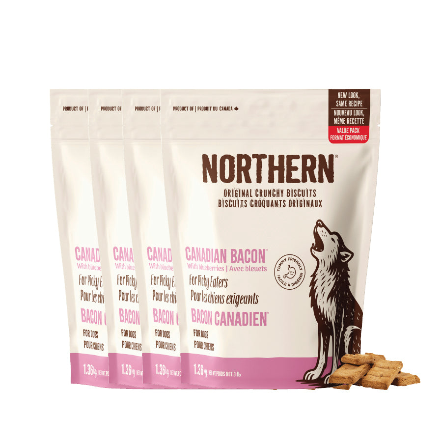 Canadian Bacon with Blueberries Biscuit Bundle