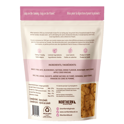 Canadian Bacon with Blueberries Biscuits Super Snacker Size