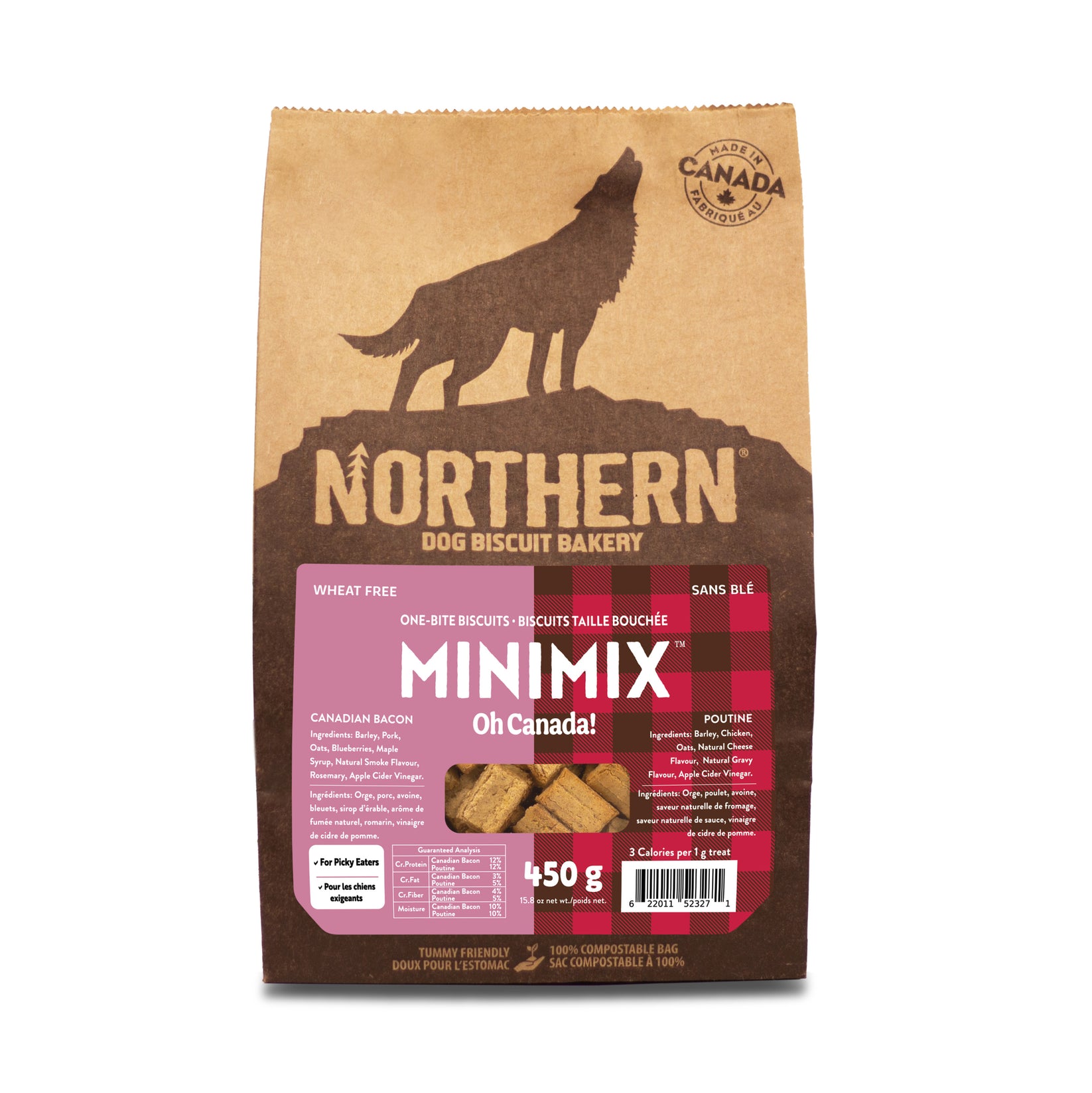 MiniMix Oh Canada! Mini Biscuits Northern Dog Biscuit Bakery