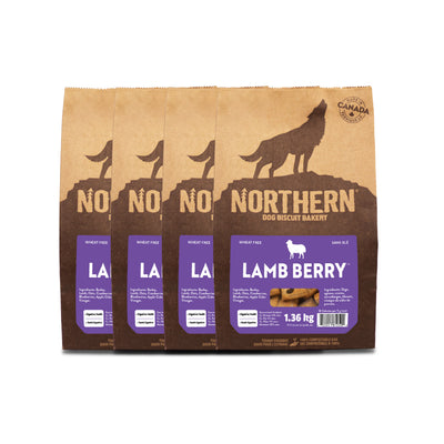 Lamb Berry Biscuits - 4 bag bundle front view image