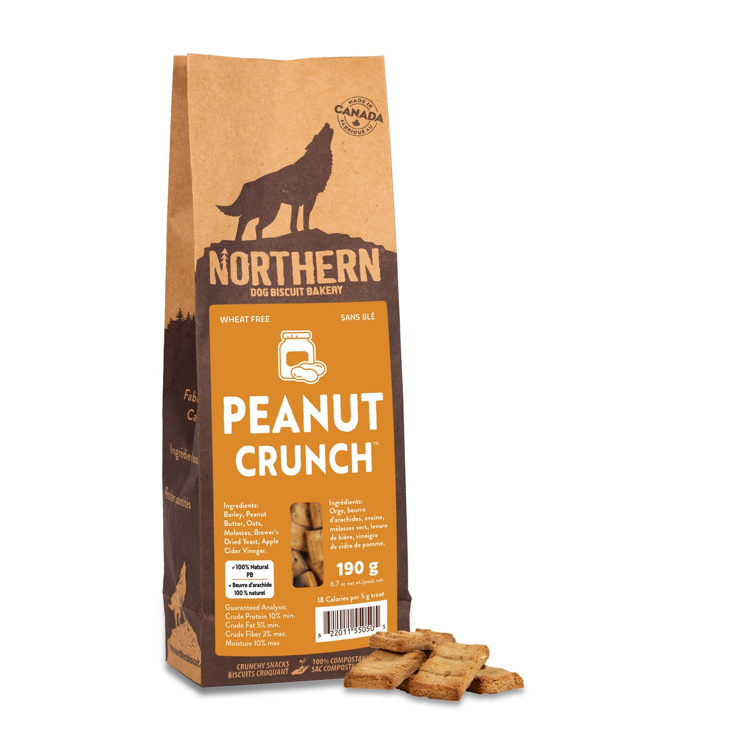 Peanut Crunch Biscuits Northern Dog Biscuit Bakery